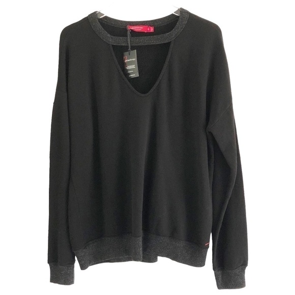 N. Philanthropy NWT Revolve Pria Sweater Sweatshirt With Cut Out XL - Picture 3 of 15